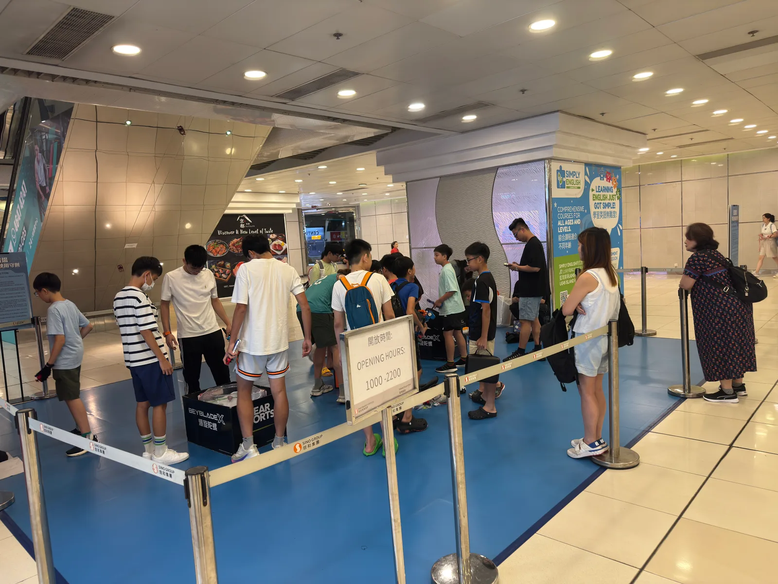 A Beyblade play zone at Island Resort Mall, Hong Kong