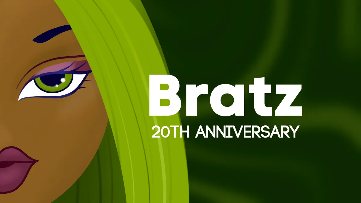 Bratz 20th-anniversary graphic from 2021.