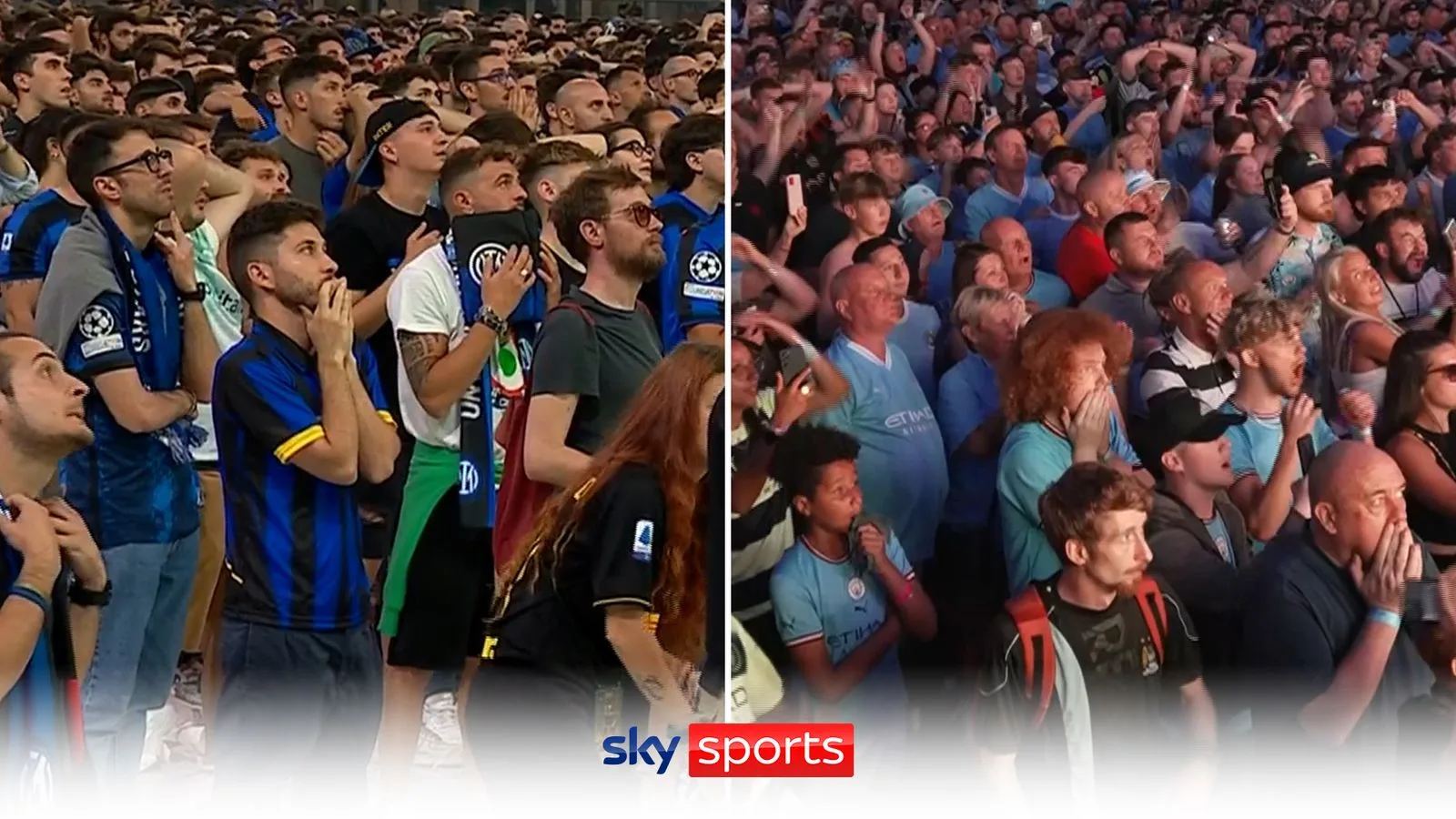 90+5 and Inter have a corner... | How the fans reacted