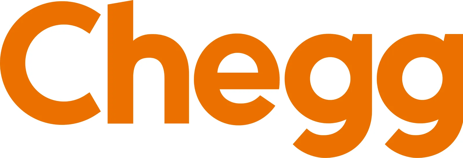 Chegg wordmark; Commons identifies the simple text logo as public domain