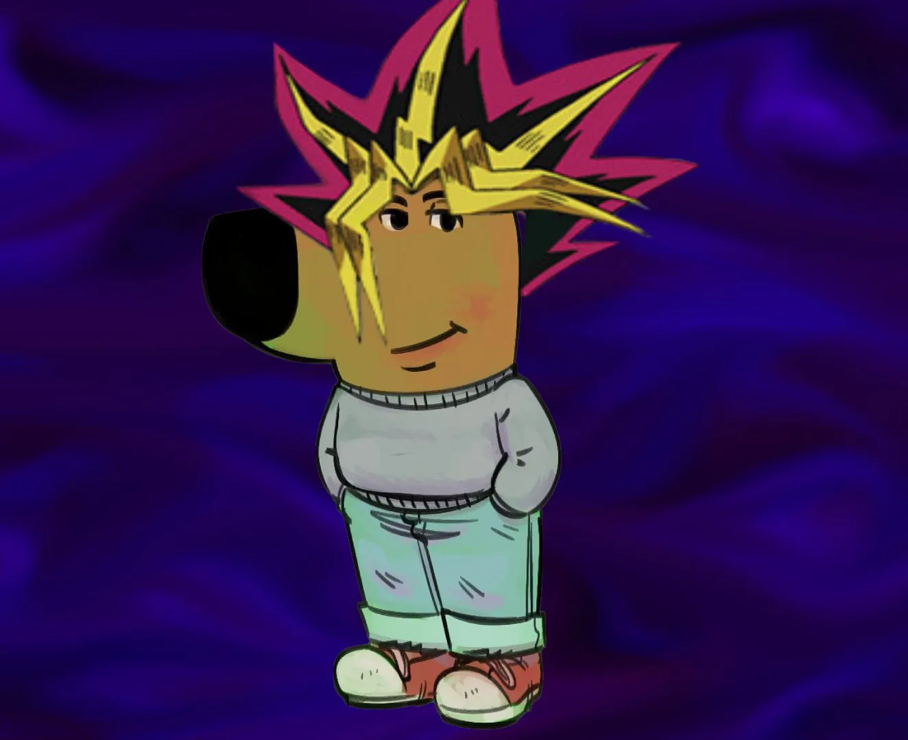 when I get teleported to the shadow realm but I'm a chill guy who believes in the heart of the cards