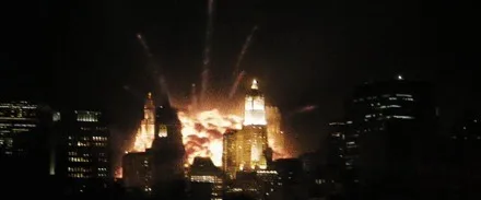Explosion over Manhattan in the first teaser