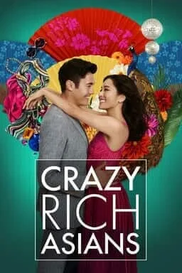 Official Crazy Rich Asians poster with Constance Wu and Henry Golding.
