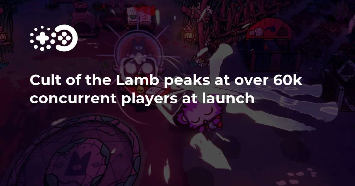 Cult of the Lamb peaks at over 60k concurrent players at launch | Game World Observer