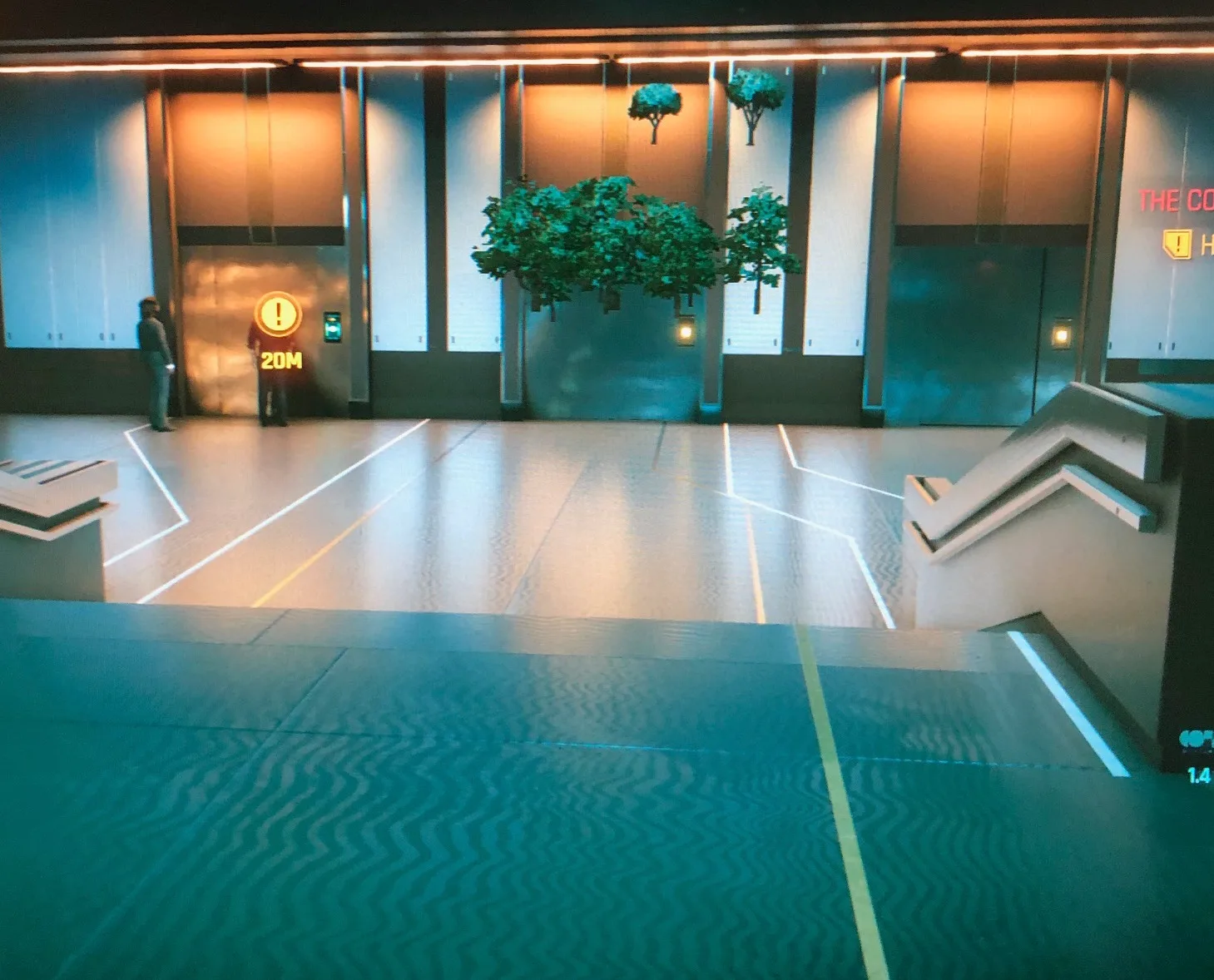 I knew Cyberpunk 2077 was going to be glitchy but I did not expect my entire game to be covered with tiny trees