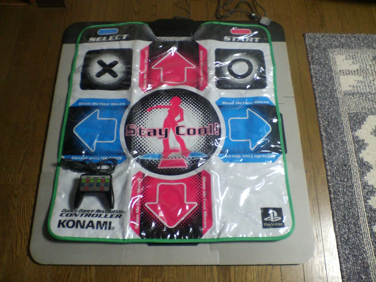 PlayStation DDR dance mats, Creative Commons Attribution-ShareAlike.
