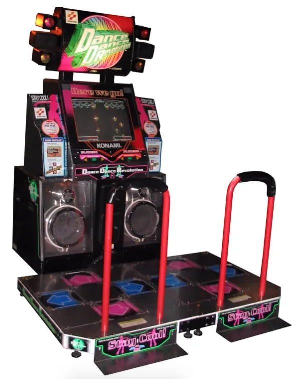 First-generation DDR cabinet photograph, CC0.