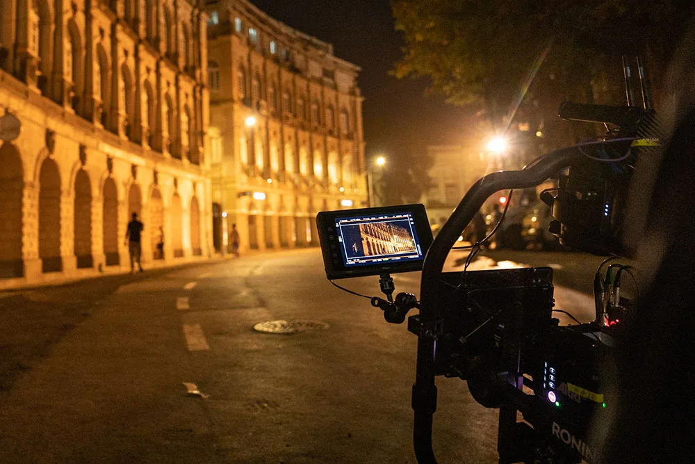 Filming Dark at night, from Netflix's date announcement