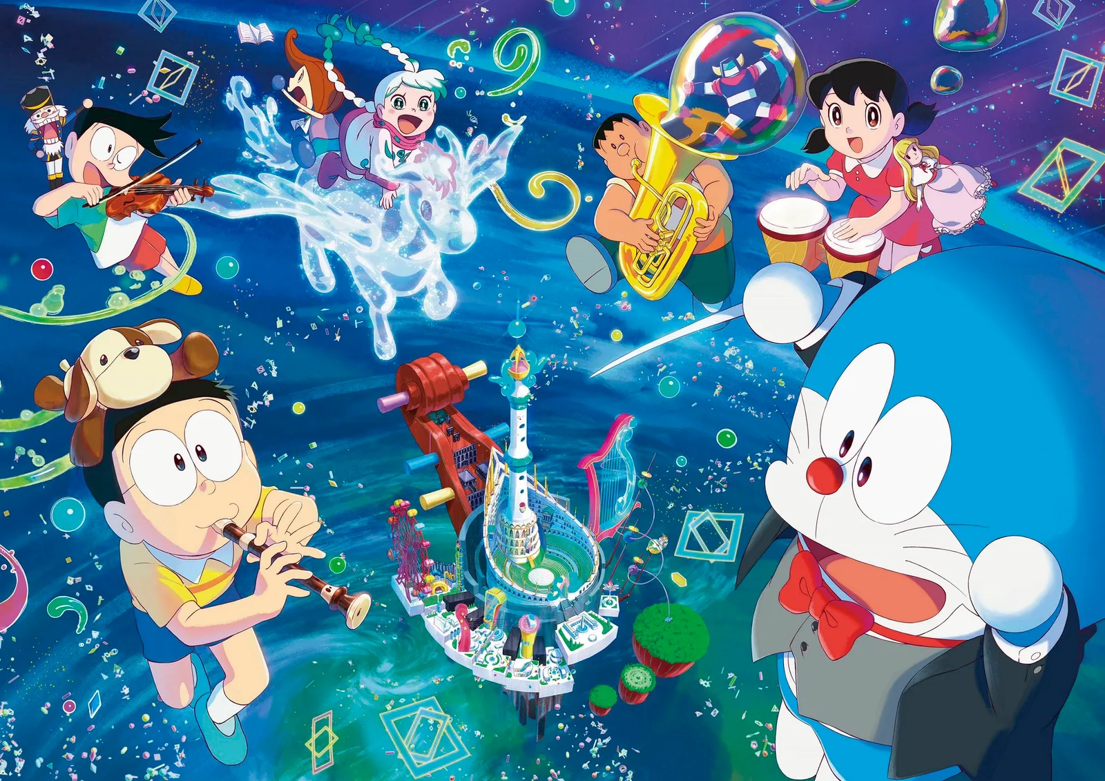 "Time Paradox" the theme song for the movie "Doraemon: Nobita's Earth Symphony," will be released digitally!