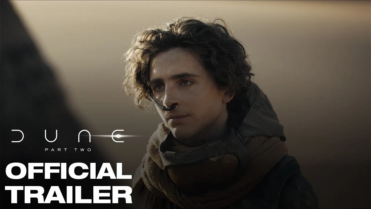 Timothée Chalamet as Paul Atreides in the Dune: Part Two trailer.