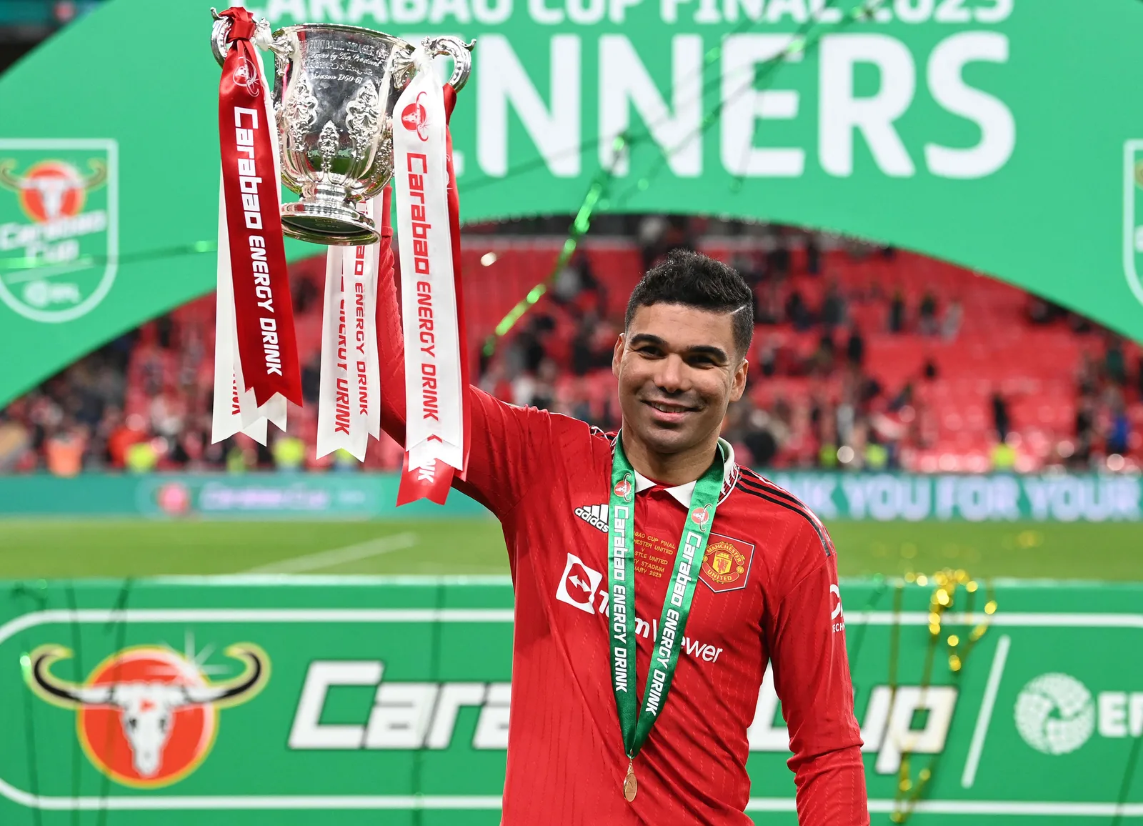 Casemiro shines as Man Utd beat Newcastle in EFL Cup final