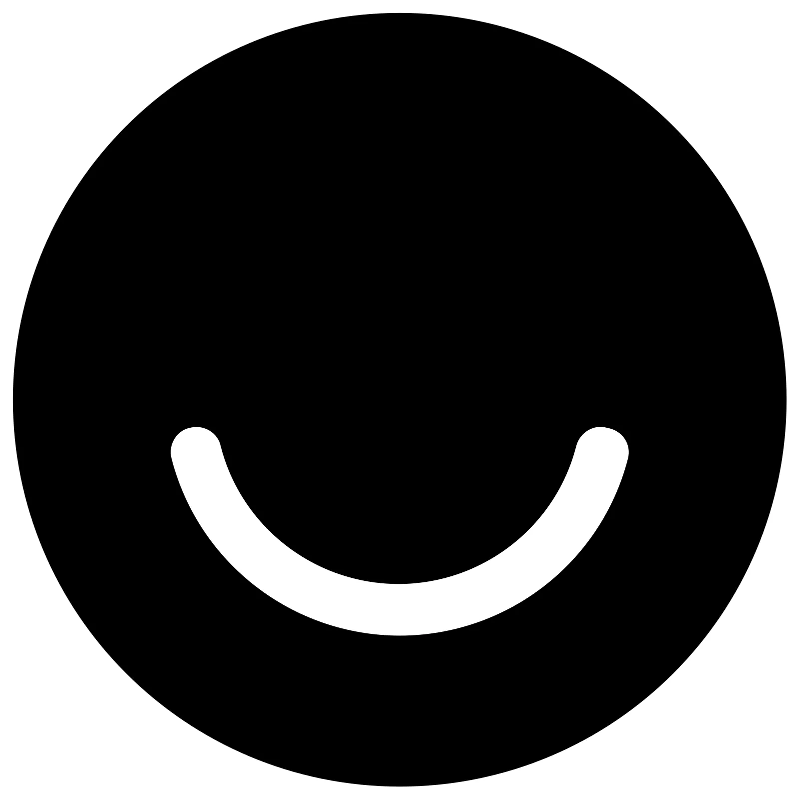 Ello's smile logo, marked public domain on Wikimedia Commons.