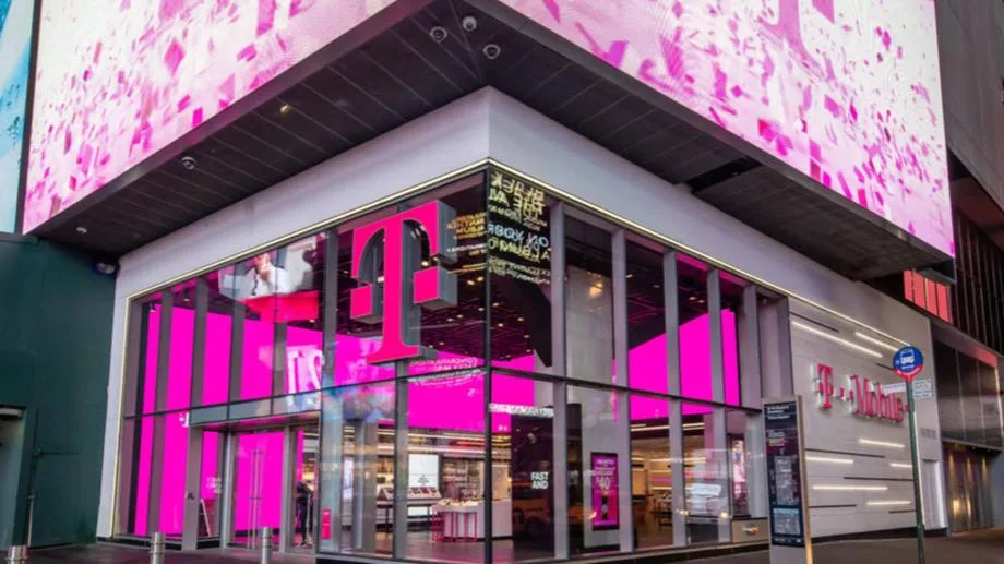 T-Mobile's F1 Garage storefront.