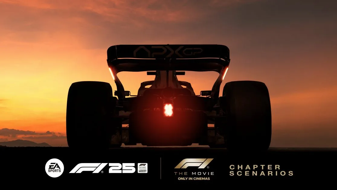 EA Sports F1 25 art for its F1 The Movie chapter.