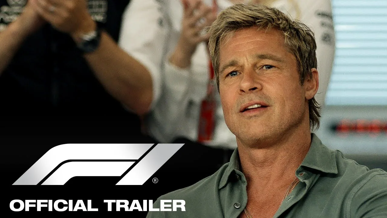 Brad Pitt in the official trailer.