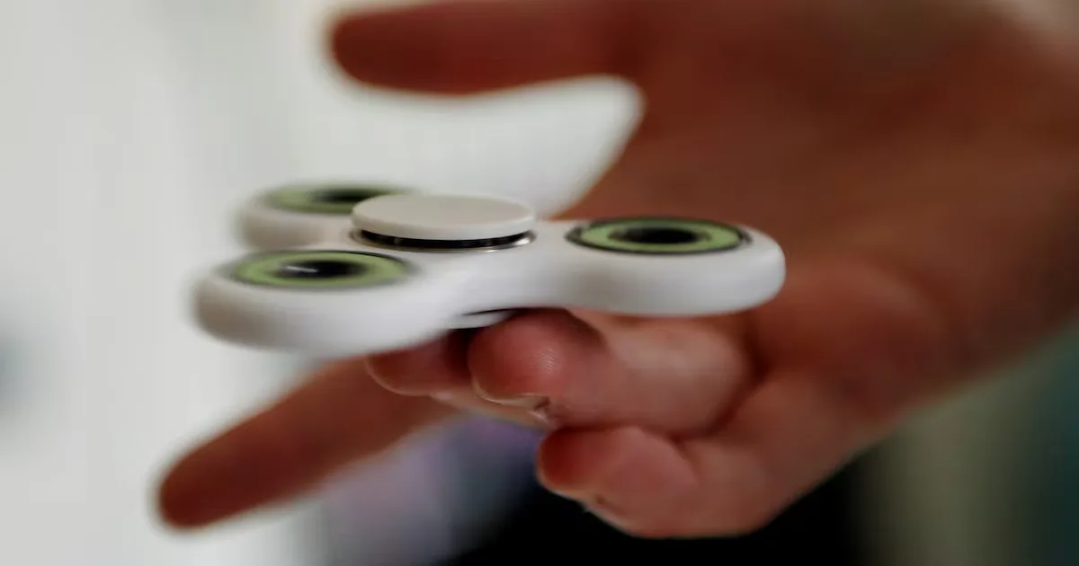 Fidget spinners are wholesaling from Chinese factories for as little as 50 US cent. Photograph: Reuters