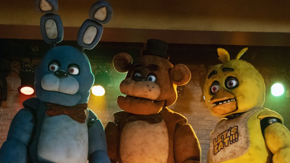 Bonnie, Freddy and Chica in Five Nights at Freddy's