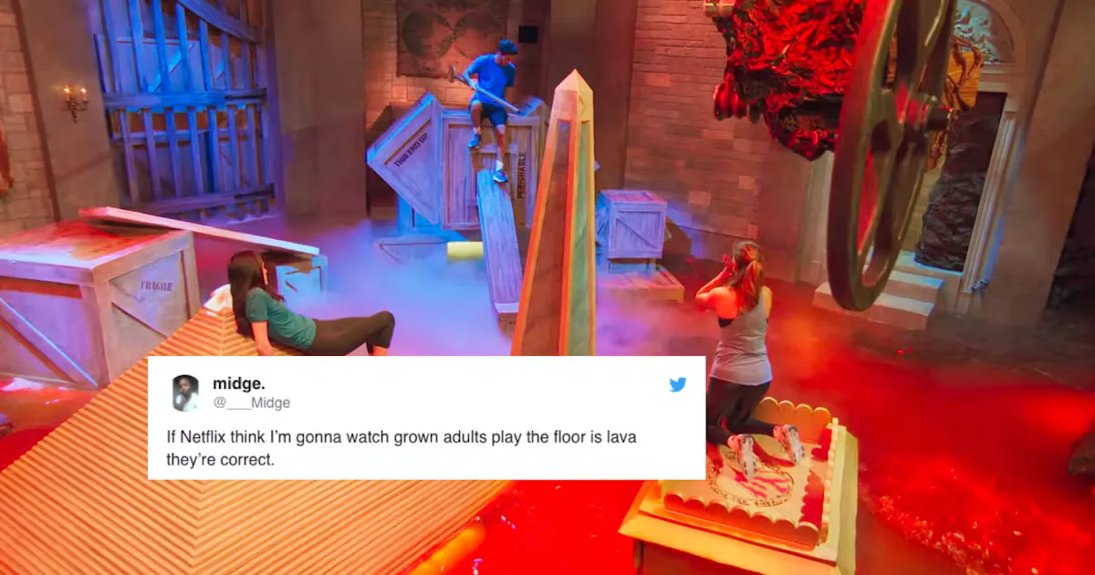 Twitter Is So Freaking Invested In Netflix's New Show 'Floor Is Lava'