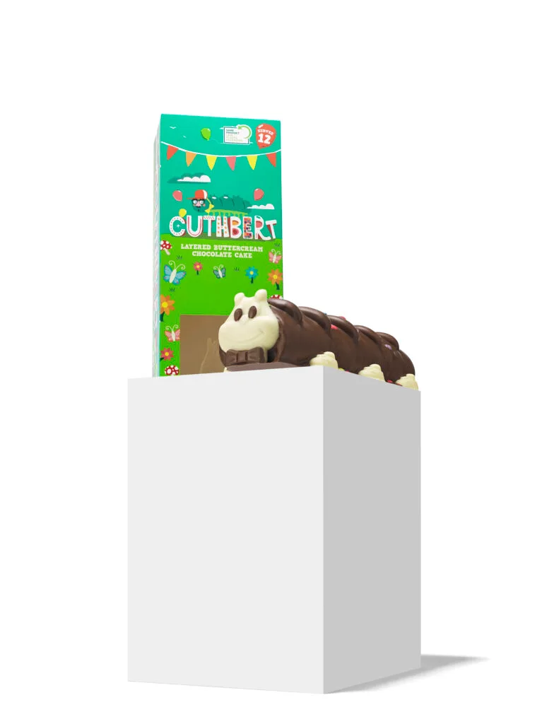Aldi’s official product photograph of Cuthbert in his packaging, published in September 2024.