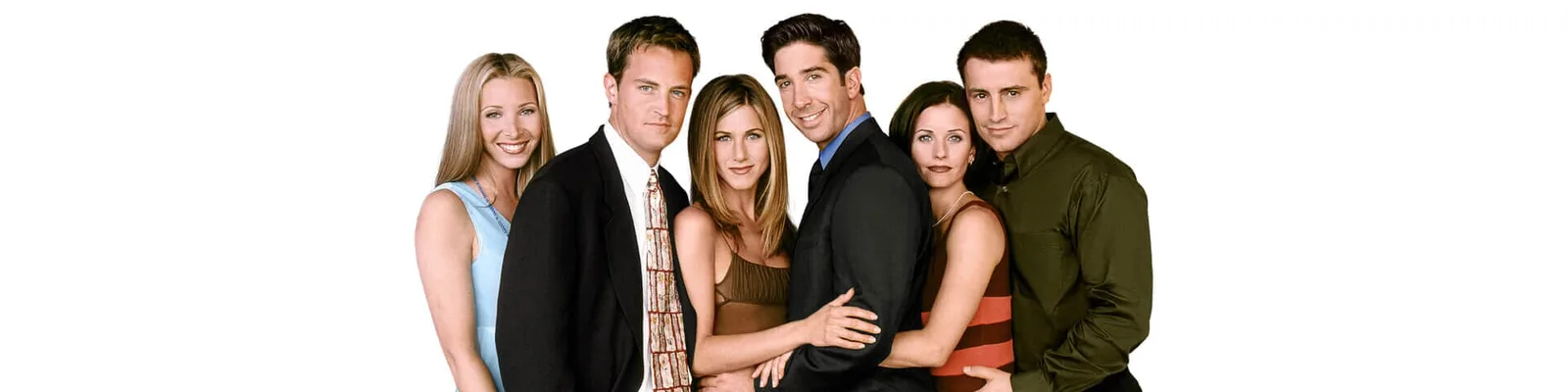 Official Warner Bros. banner of the six Friends cast members