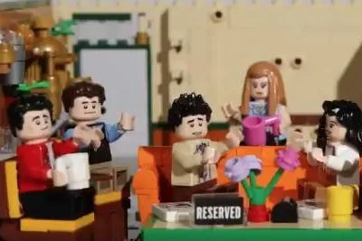 LEGO's Central Perk set with minifigures of the six friends