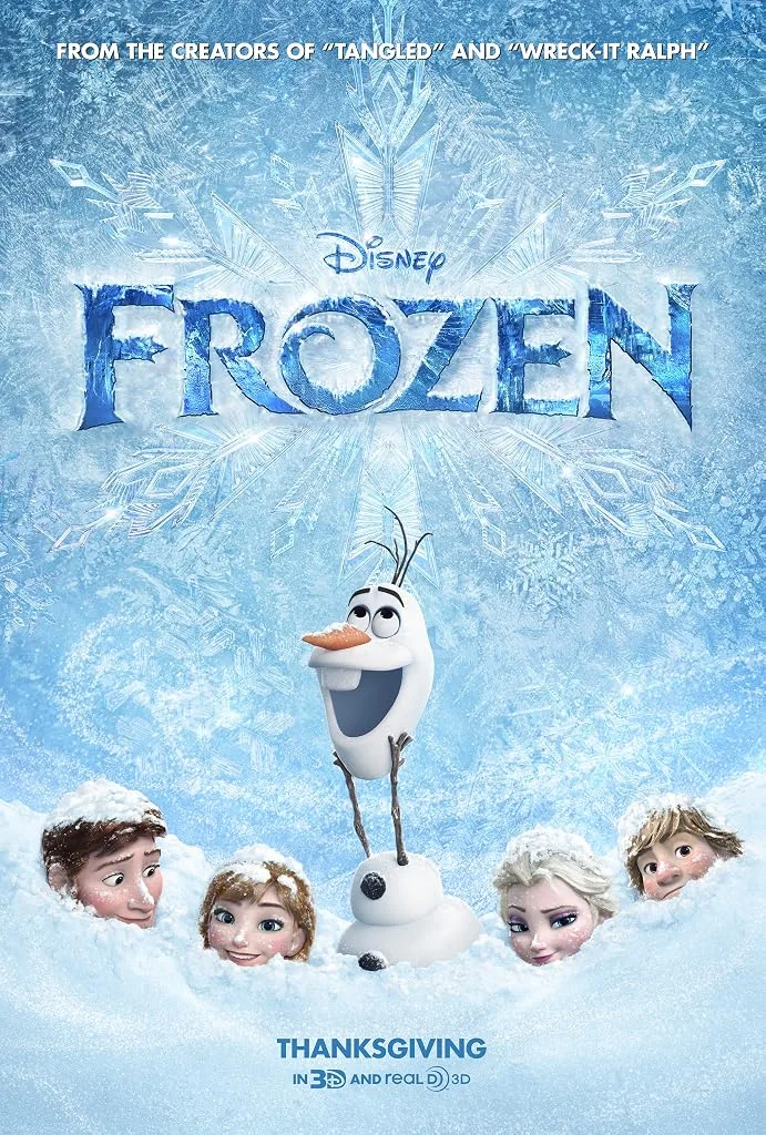 Frozen teaser poster with Olaf and a Thanksgiving release line.