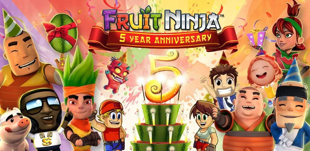 Fruit Ninja celebrates 5th anniversary with biggest update ever - Halfbrick News