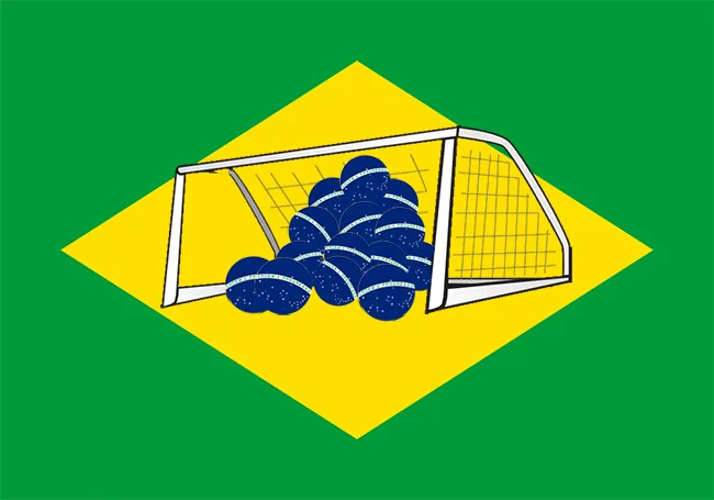 New Brazilian flag #BRA #GER http://t.co/qBUrDOHQJn