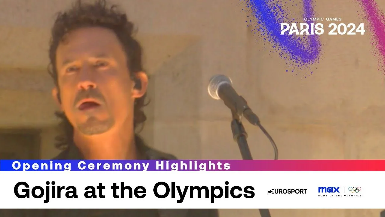 Gojira and Marina Viotti performed “Ah! Ça ira” from the Conciergerie at the Paris Olympics opening ceremony.
