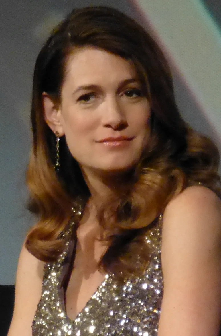 Gillian Flynn at the film's New York Film Festival premiere; CC BY 2.0.