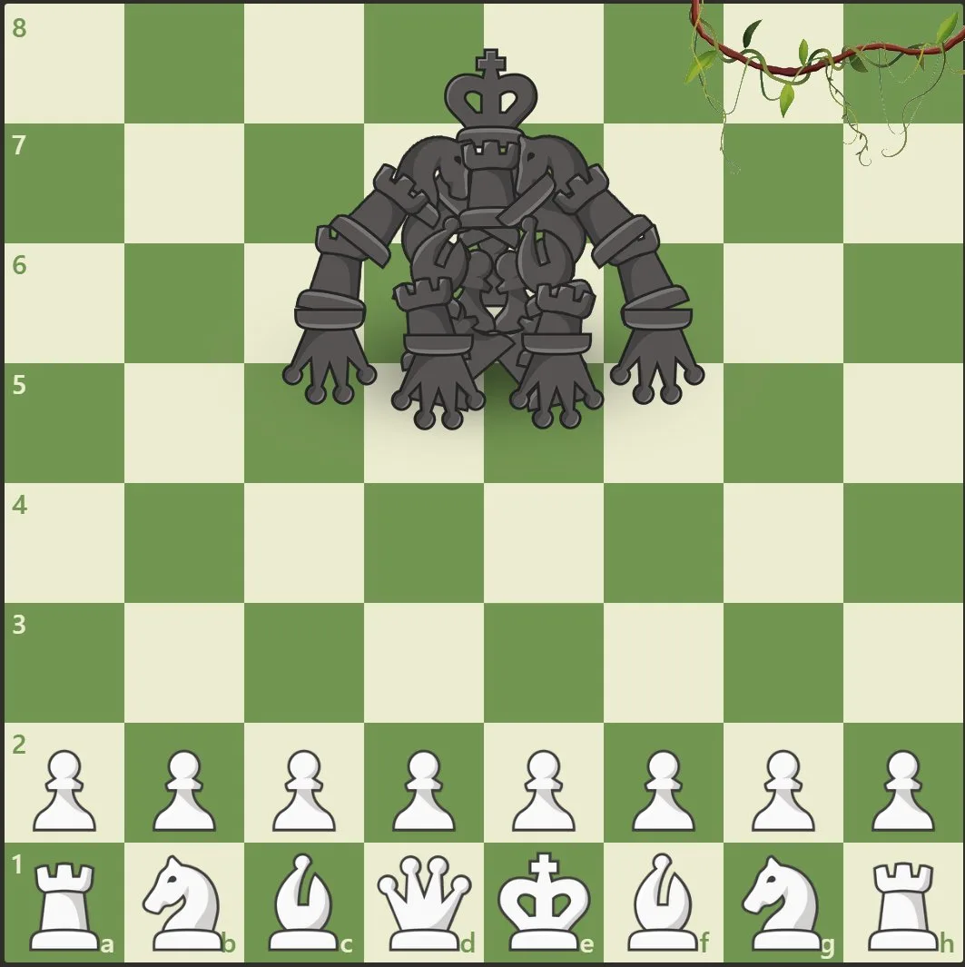 16 chess pieces or 1 gorilla?