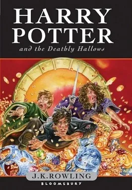Harry Potter and the Deathly Hallows book release: cover art