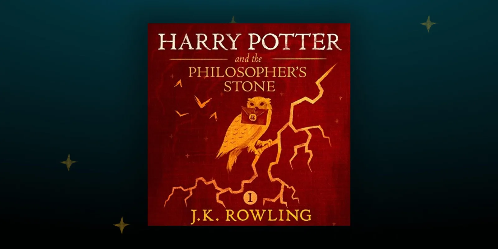 Audible cover art for the audiobook.