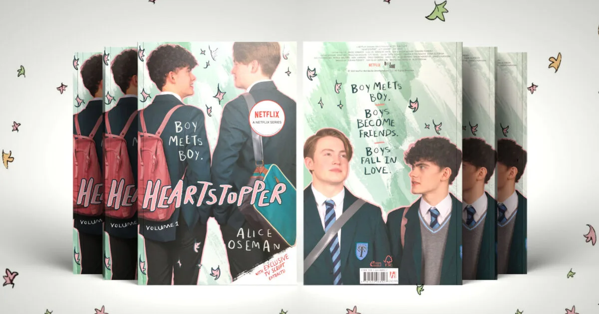 Alice Oseman's Heartstopper graphic novels.