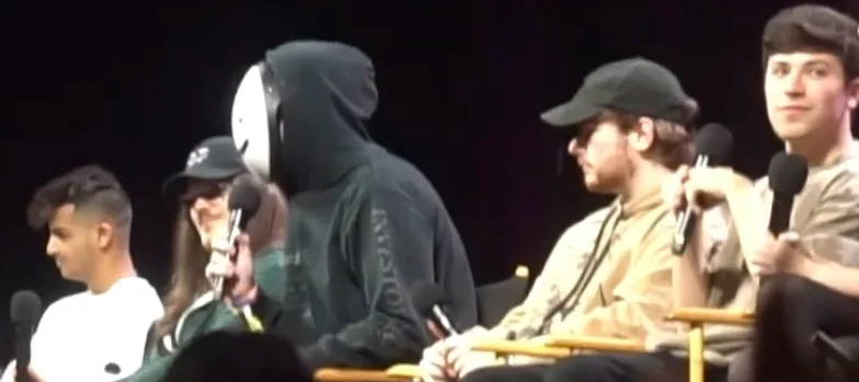 Minecraft YouTubers at VidCon 2023.