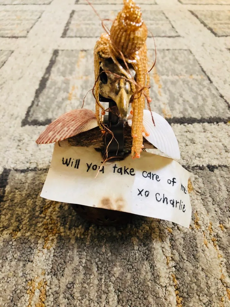 A handmade doll sent by A24, as posted by Barry Jenkins after a Hereditary screening.