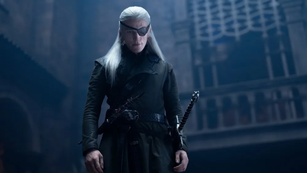 A Targaryen prince in a scene from House of the Dragon.