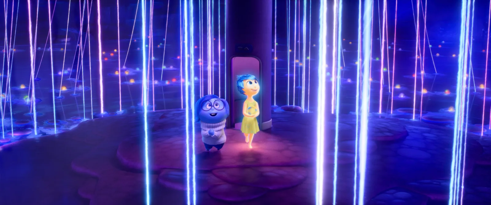 Joy in a scene from Inside Out 2.