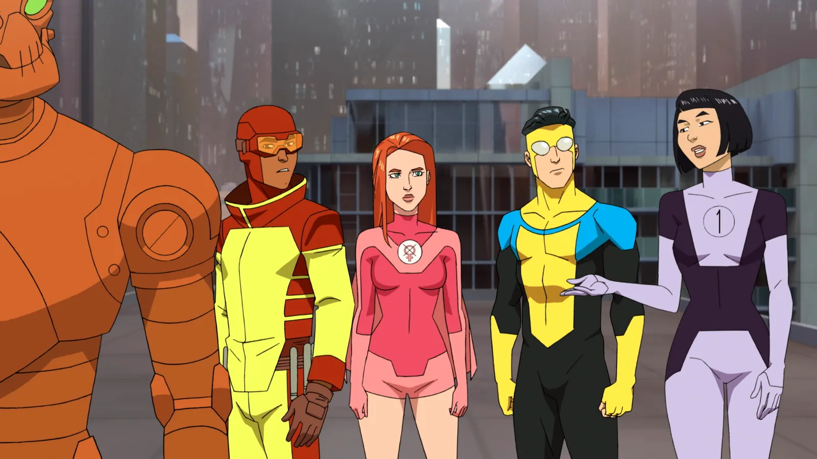 Invincible with the Teen Team.