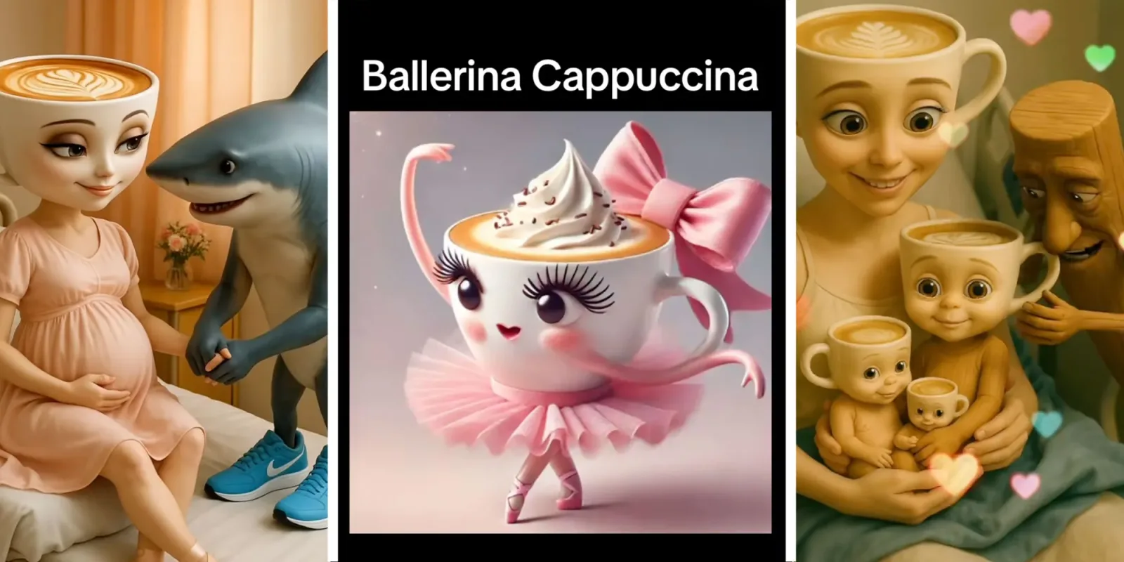 The bizarre rise of Ballerina Cappuccina, TikTok's surreal new Italian brainrot star