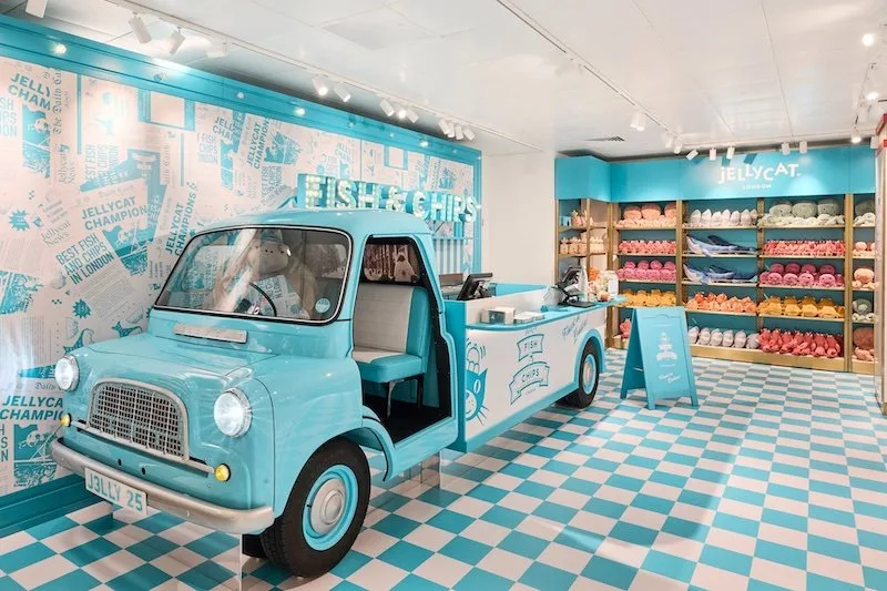 Jellycat opens Fish & Chips pop-up at Selfridges - Gold Flamingo