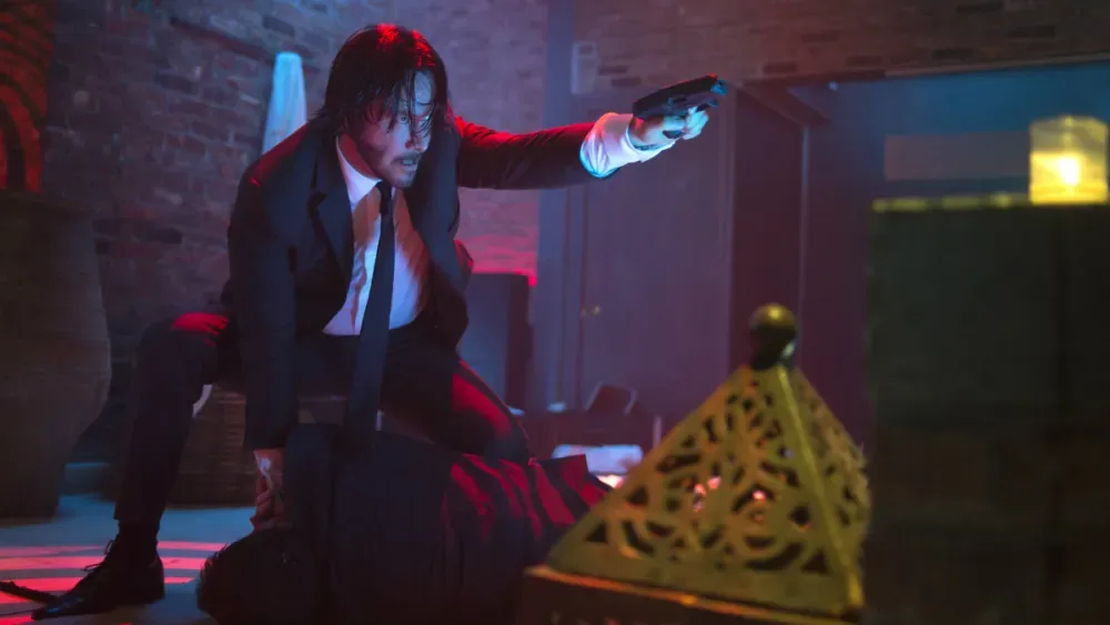 John Wick in the Red Circle nightclub fight