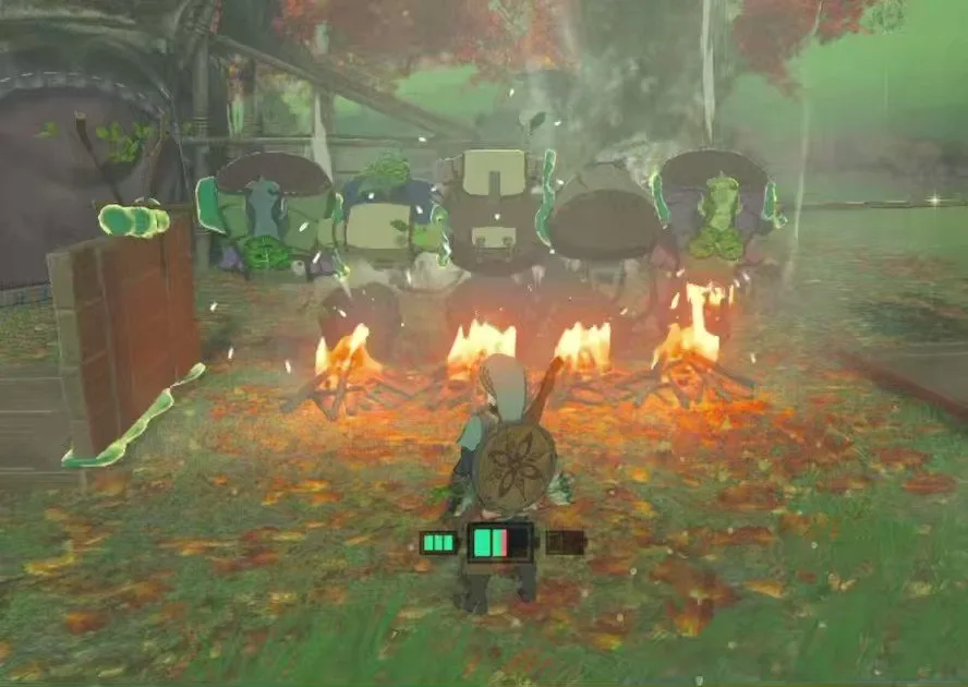 Ladies and gentlemen, I present you the Korok Rotisserie machine. #ZeldaTearsOfKingdom