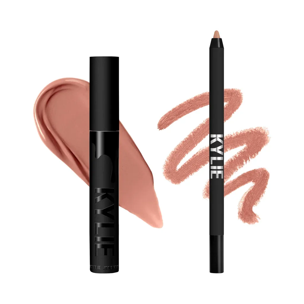 Current Kylie Cosmetics Matte Lip Kit with liquid lipstick and matching lip liner.