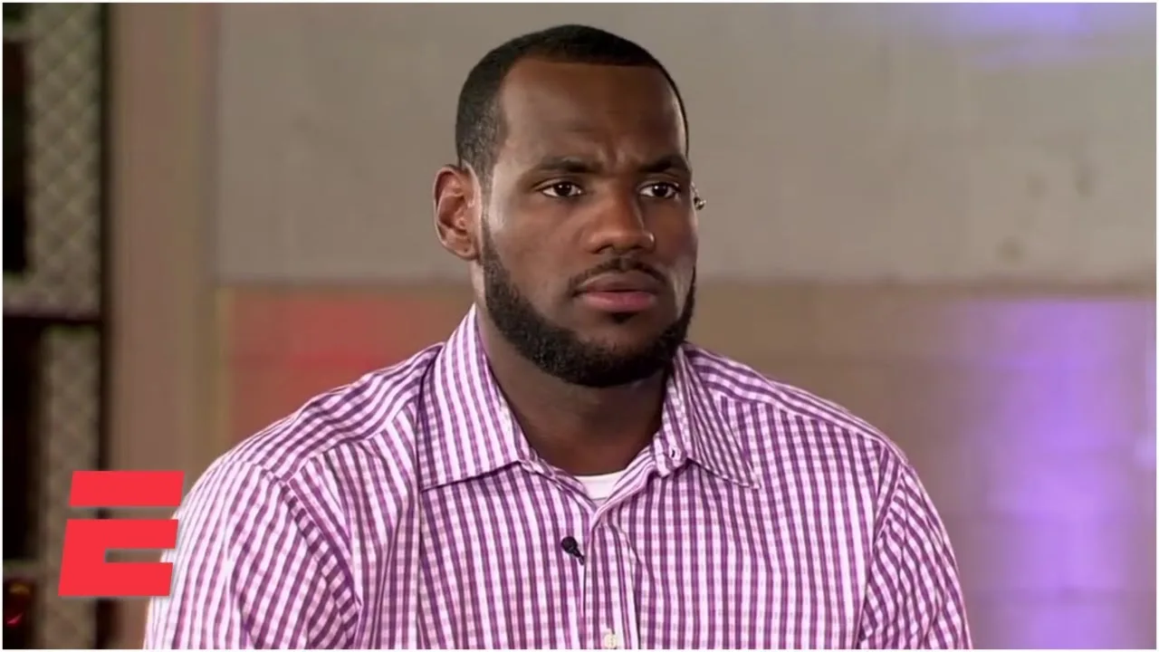 LeBron James during The Decision on ESPN