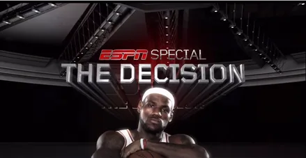 ESPN Special The Decision title card