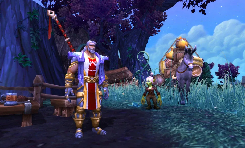 Blizzard’s official screenshot of Leeroy Jenkins as a Garrison follower, from its October 2014 preview.