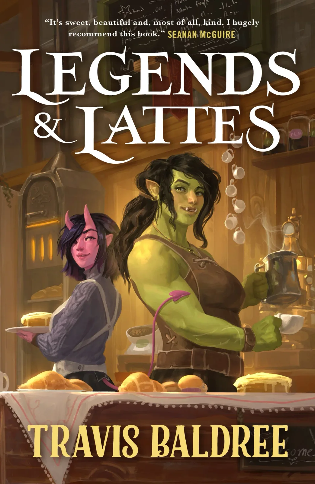 Legends & Lattes novel cover from Travis Baldree’s website