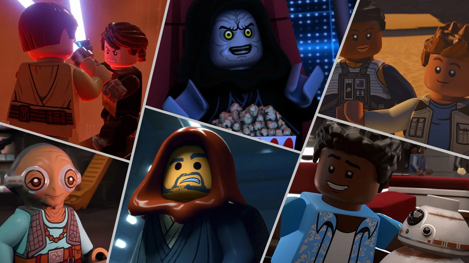 LEGO Star Wars minifigure scenes
