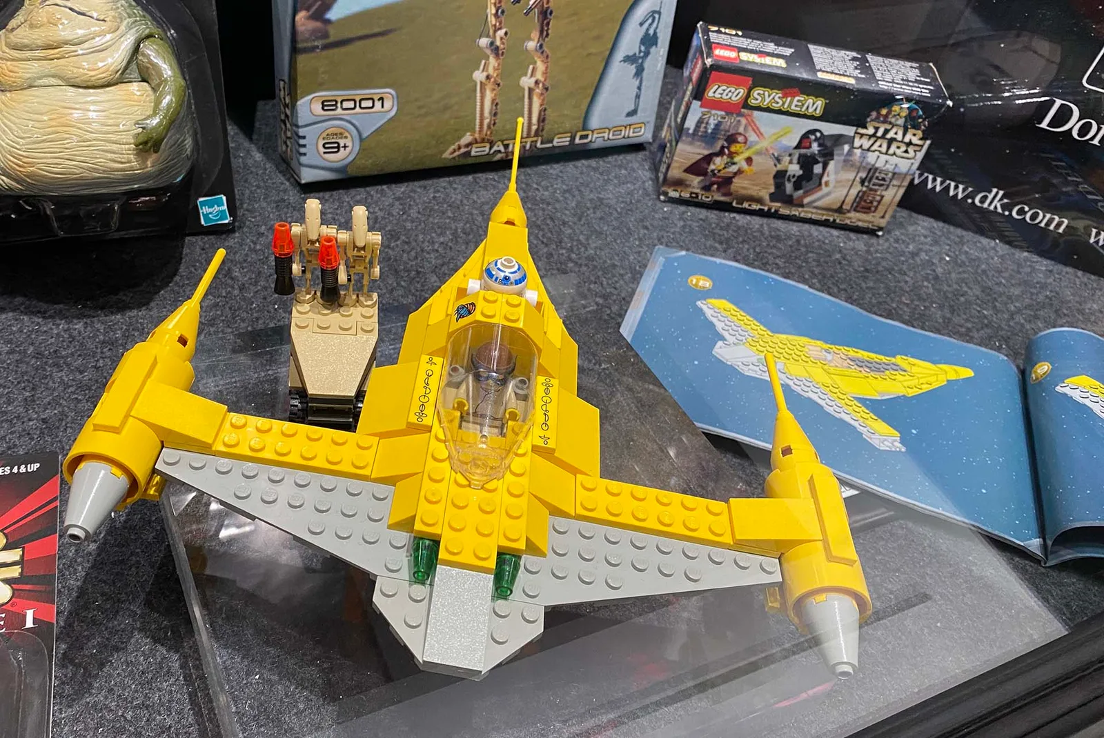 A first-year 1999 LEGO Naboo Starfighter set